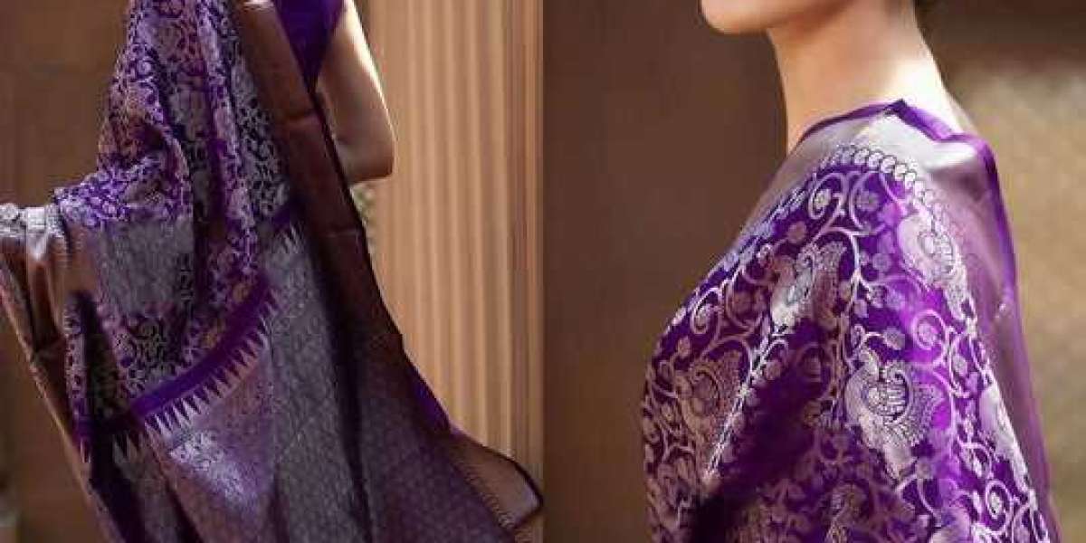 Purple Soft Banarasi Silk Sarees: The Epitome of Grace and Sophistication