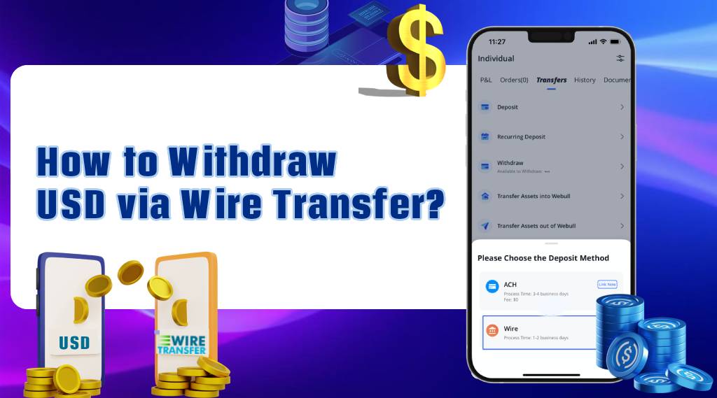 How to Withdraw USD via Wire Transfer on Blockchain.com?