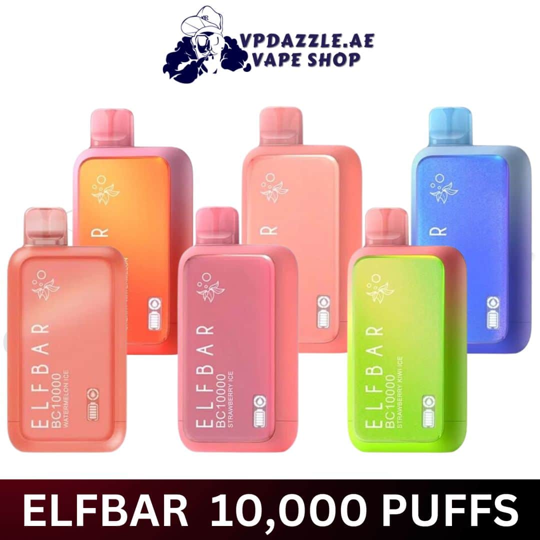 Elf Bar 10000 puffs Disposable vape 5% in Dubai