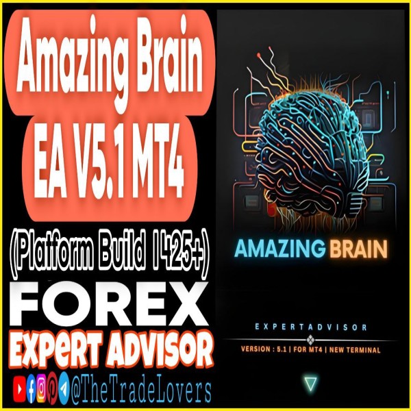 Amazing Brain EA v5.1 MT4 (Works on Build 1425+) | Forex Robot | MT4 Expert Advisor - The Trade Lovers