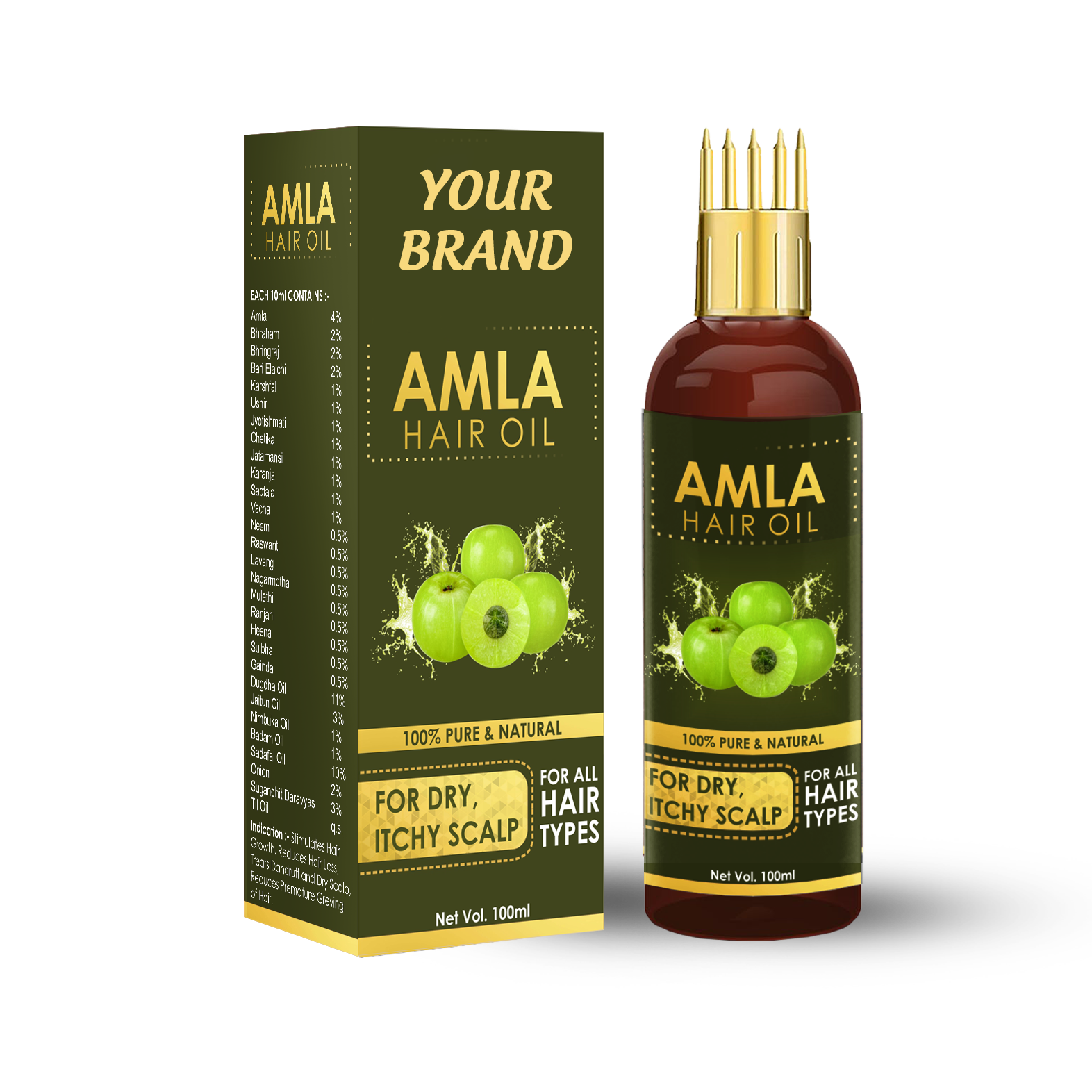 Amla Hair Oil Manufacturer | Amla Hair Oil Private Labeling