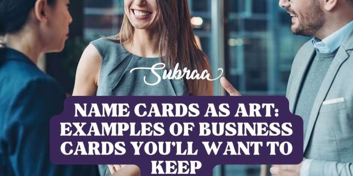 Interactive Name Cards: Engaging Recipients with Creativity — Subraa