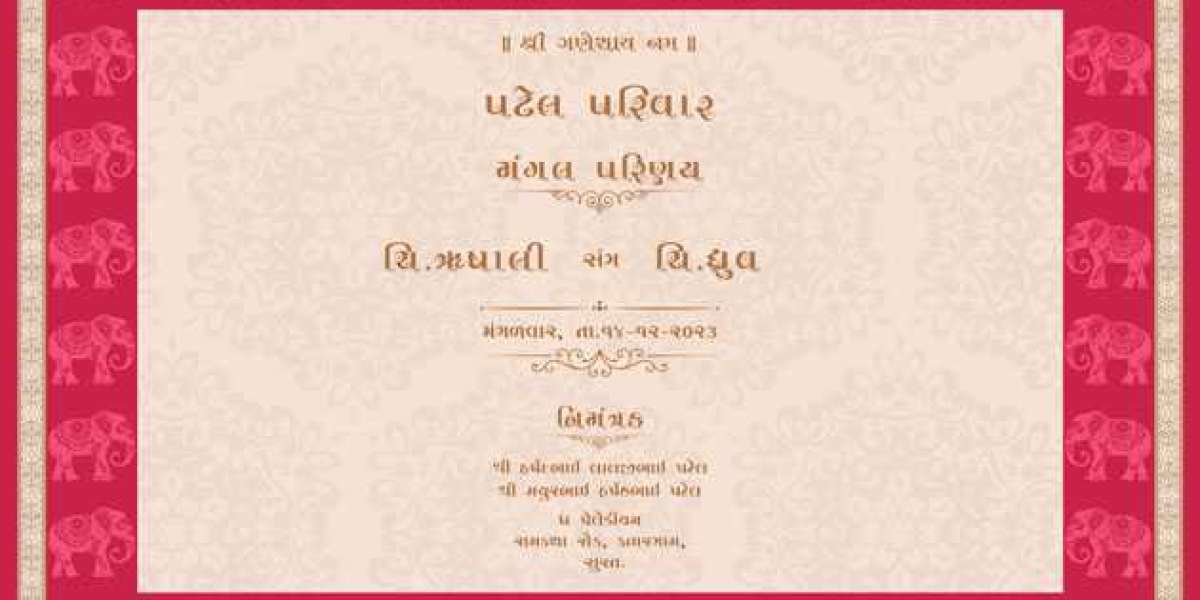 A Guide to Unique and Traditional Gujarati Wedding Cards: Heartfelt Invitation to a Grand Celebration