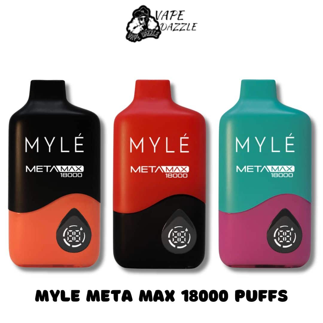 Buy Myle Meta Max 18000 Puffs 50MG Nicotine New vape in UAE