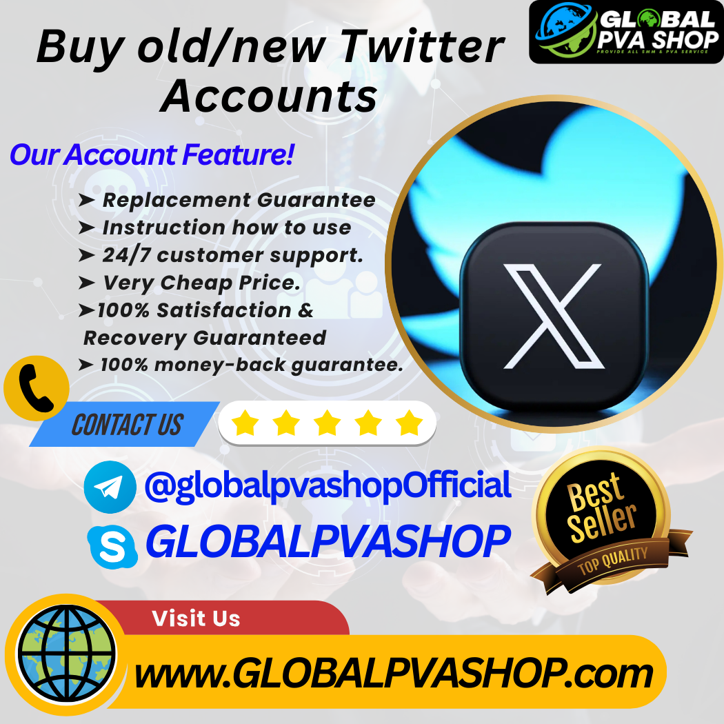 Buy Old Twitter Accounts - Global PVA Shop