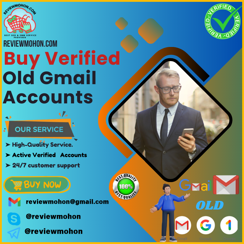 Buy Old Gmail Accounts - Bulk PVA & Aged