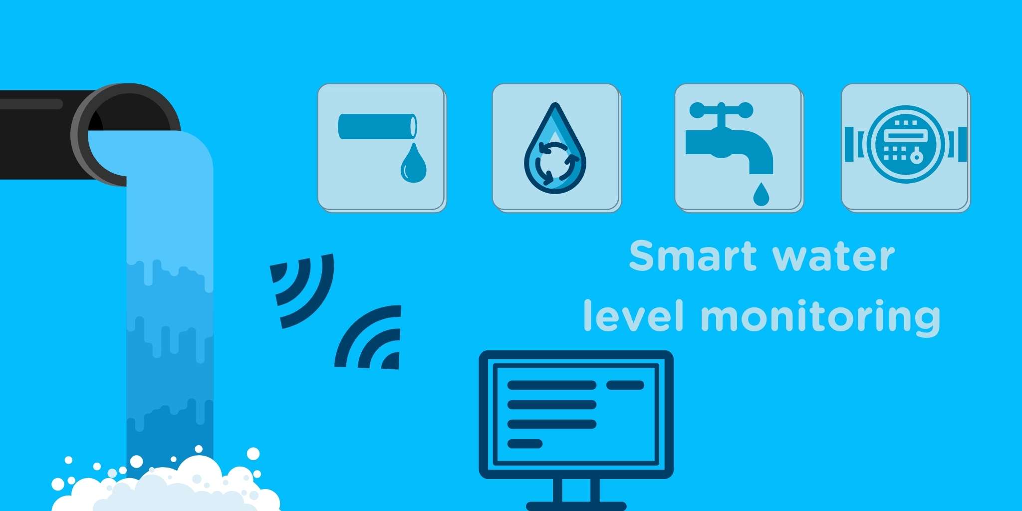 The Functionality of the smart water level monitoring system - KarIoT