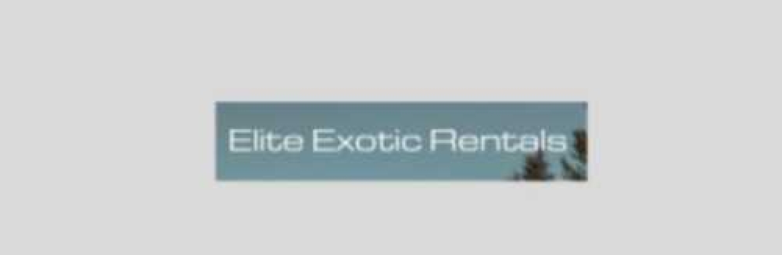 Elite Exotic Luxury Rentals Cover Image