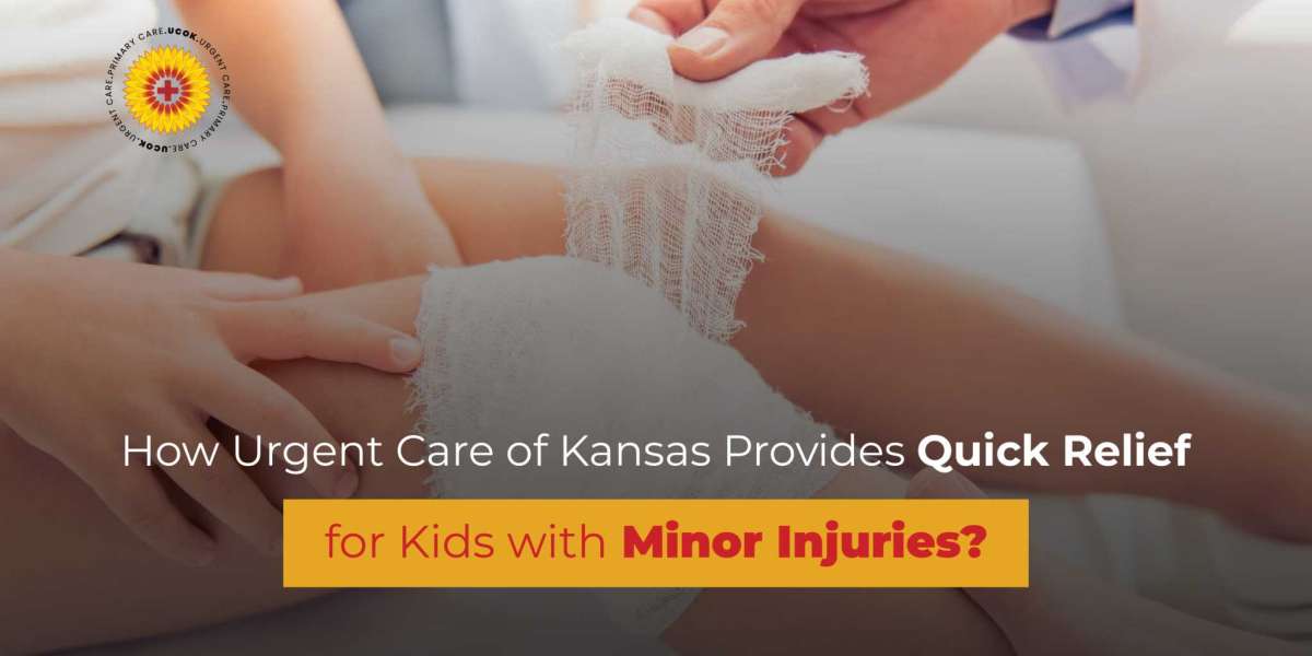 How Urgent Care of Kansas Provides Quick Relief for Kids with Minor Injuries