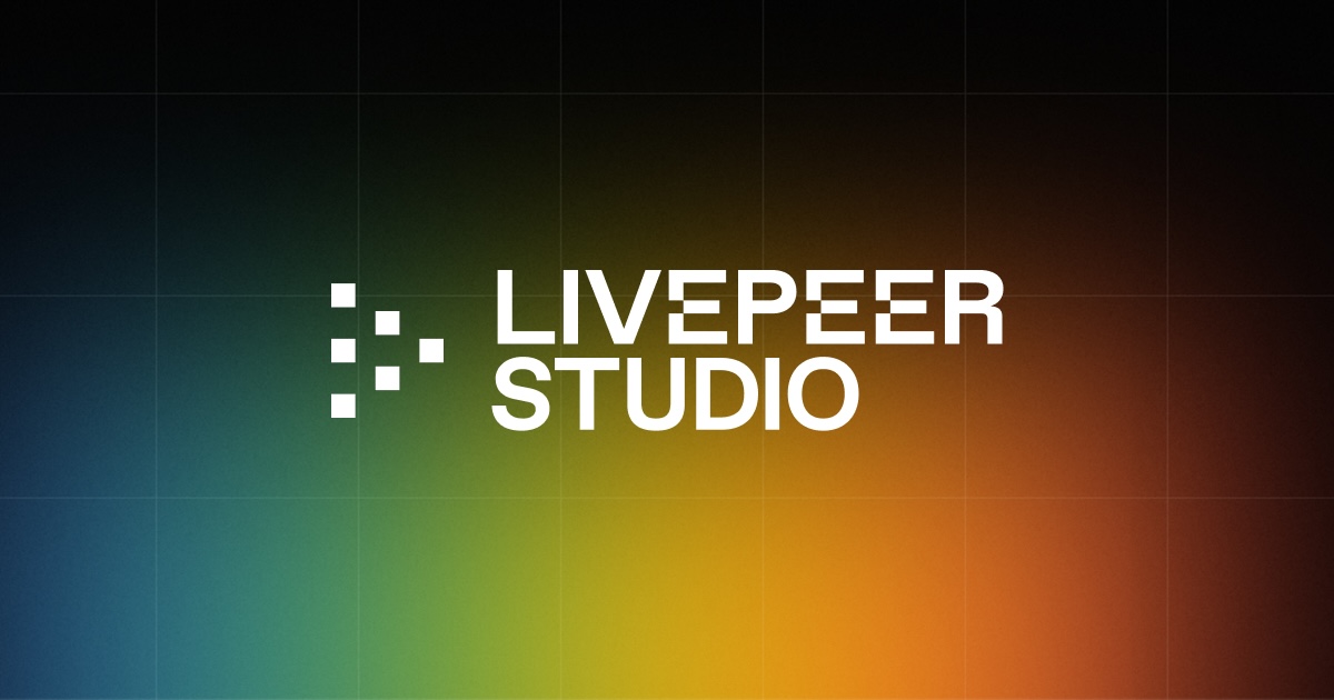 Real-Time Interactive Streaming Platform - Livepeer Studio