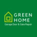 Green Home Garage Door