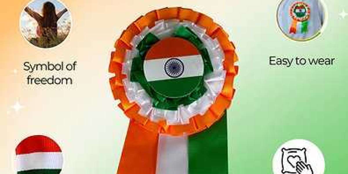 Celebrate Unity with Stylish Tricolor Brooches and Decorations