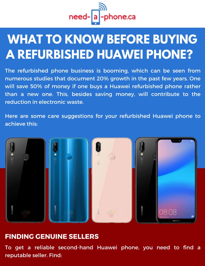 PPT - What to Know Before Buying a Refurbished Huawei Phone? PowerPoint Presentation - ID:13800012