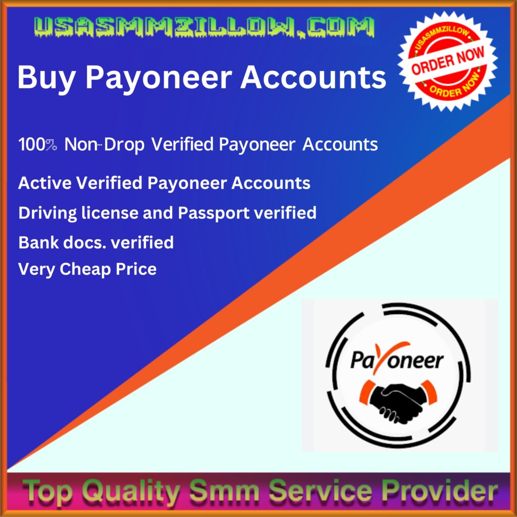 Buy Payoneer Accounts - 100% Verified Us (Personal business)