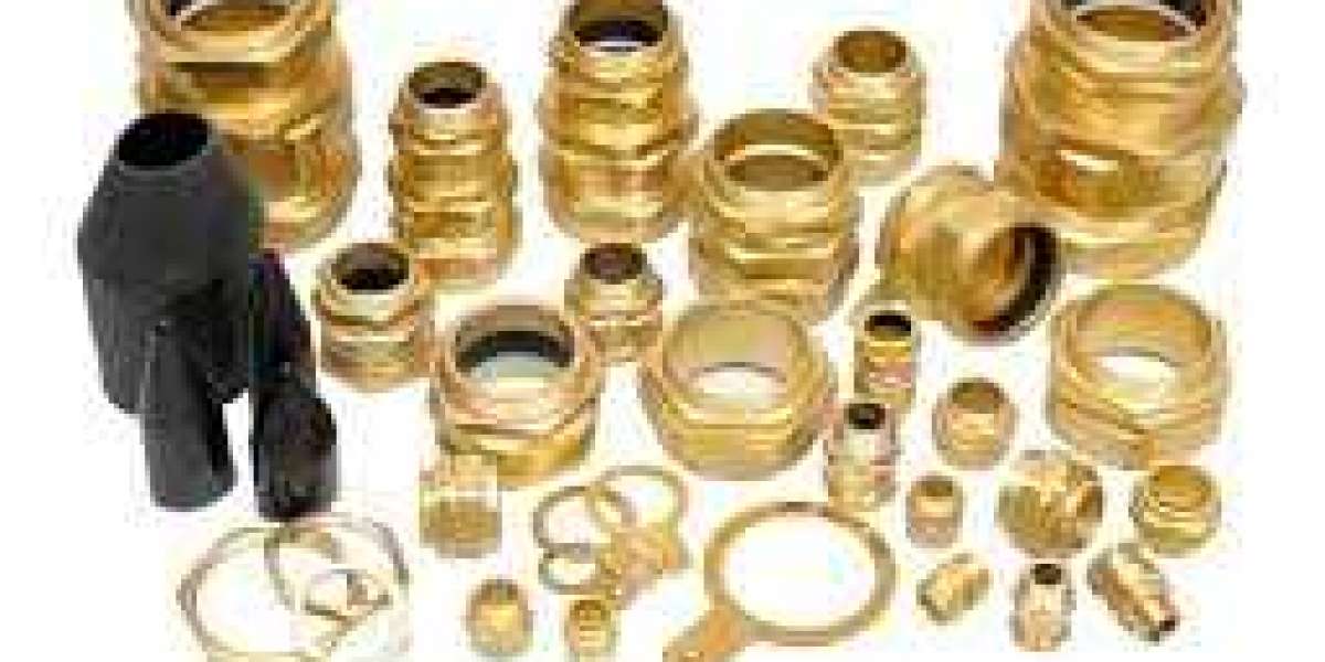 "What is the purpose of brass cable glands in electrical installations?"