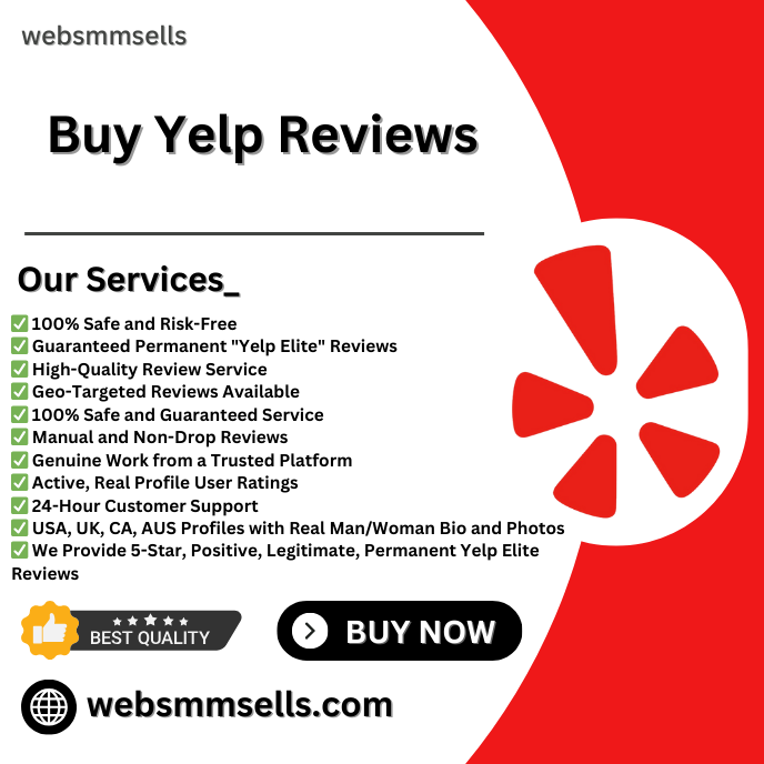 Buy Yelp Reviews - 100% Safe & Real Elite Reviews