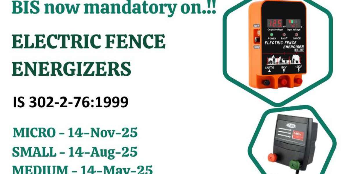 BIS Certification for electric fence energizers.