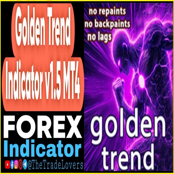 Golden Trend Indicator v1.5 MT4 (Works on Build 1431+) | Forex MT4 Indicators - The Trade Lovers