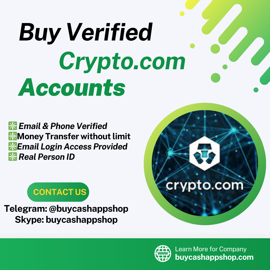 Buy Verified Crypto.com Accounts - Buy Cash App Shop