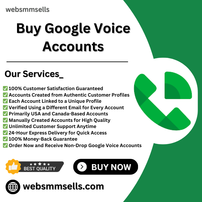 Buy Google Voice Accounts - 100% Secure USA verified account