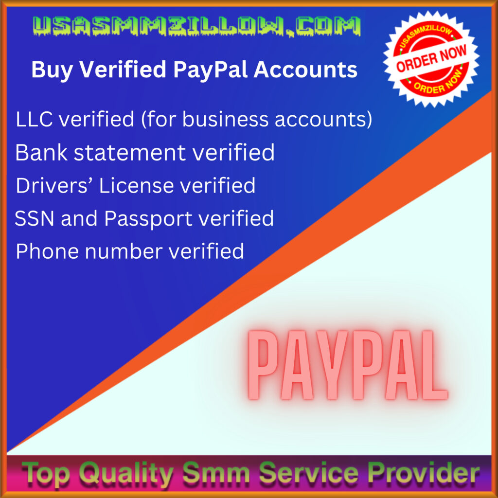 Buy Verified PayPal Accounts- Real Doc Safe Bank Added