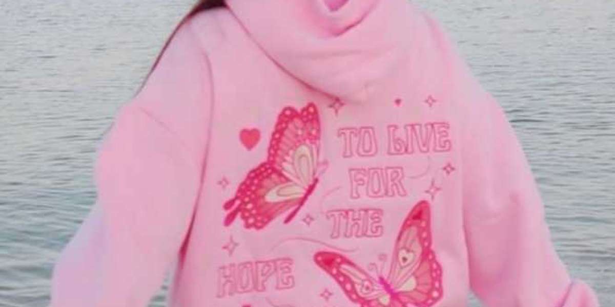 The Pink Palm Puff Hoodie: A Cozy Trendsetter