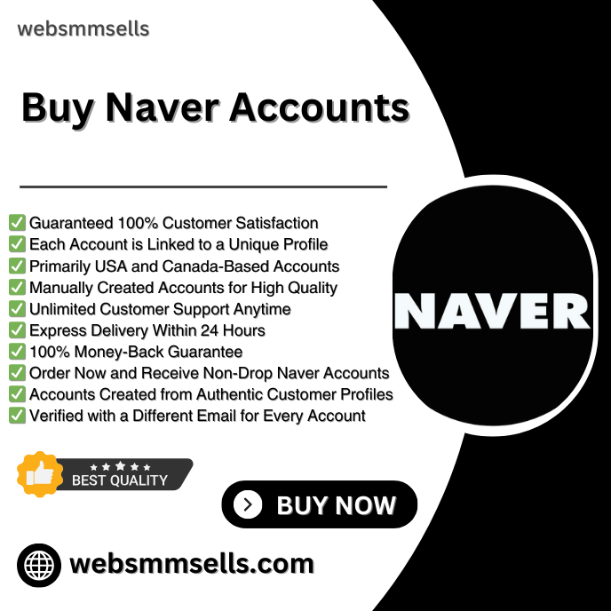 Buy Naver Accounts - 100% Real, Secure & Phone Verified