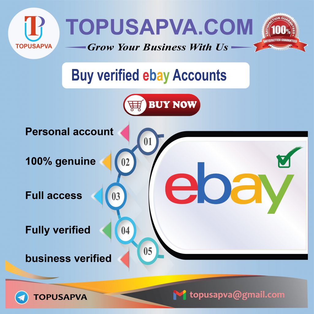 Buy Verified eBay Accounts - 100% Safe & Durable Accounts