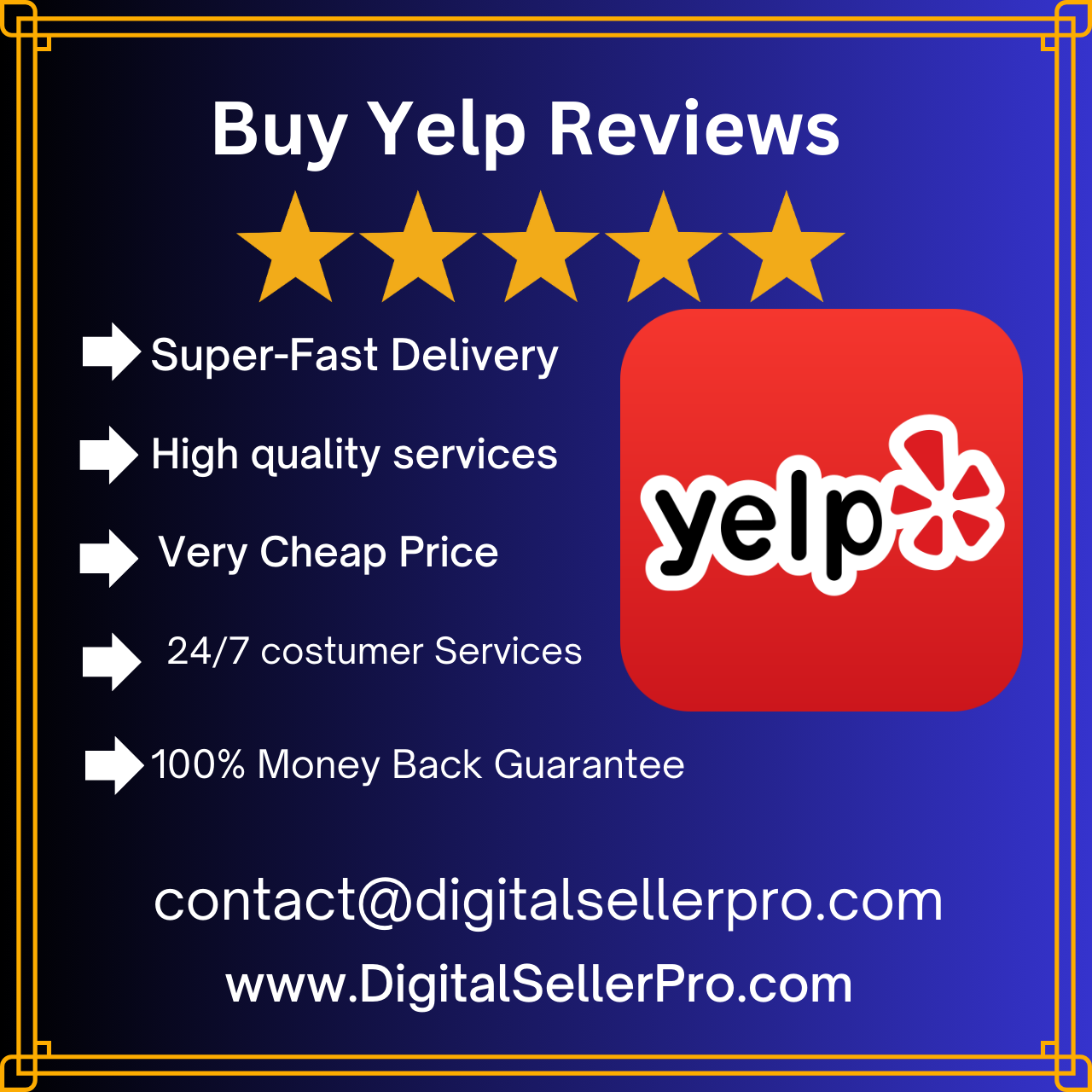 Buy Yelp Reviews - Digital Seller Pro