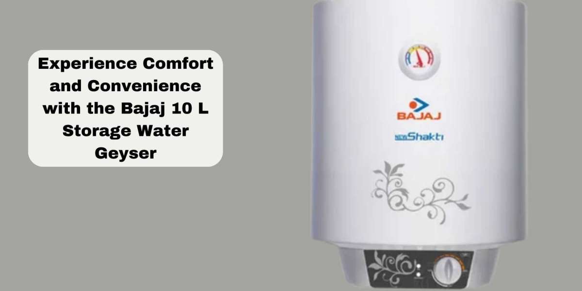 Experience Comfort and Convenience with the Bajaj 10 L Storage Water Geyser