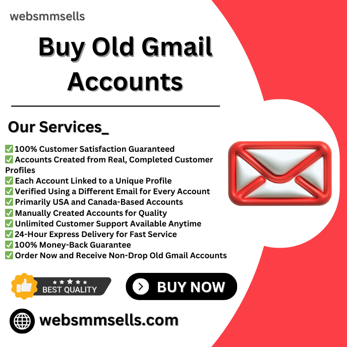 Buy Old Gmail Accounts - 100% fully safe verified account