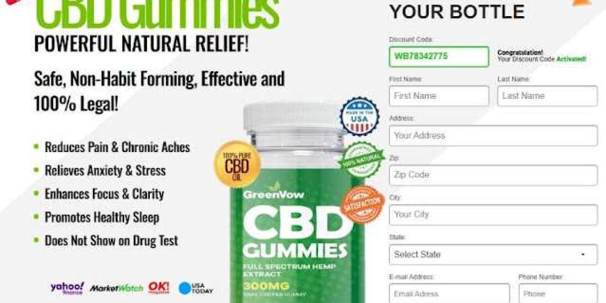GreenVow CBD Gummies- All Natural Ingredients for Pain Relief