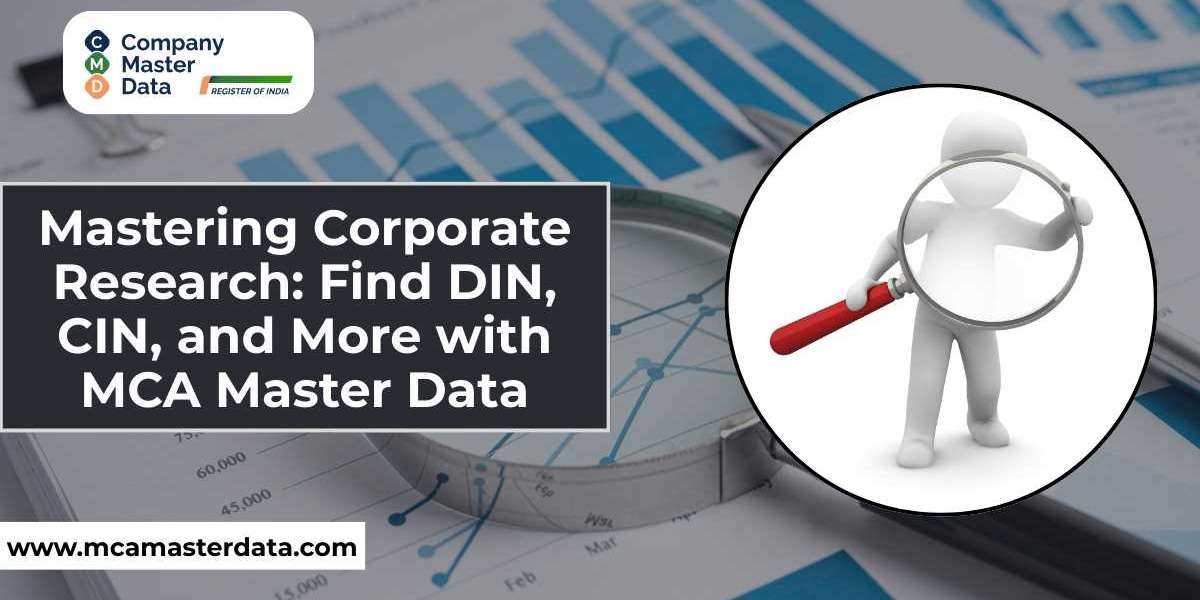 Mastering Corporate Research: Find DIN, CIN, and More with MCA Master Data