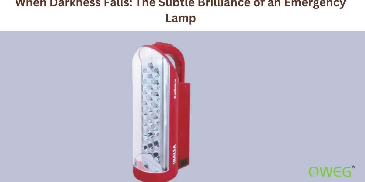 When Darkness Falls: The Subtle Brilliance of an Emergency Lamp
