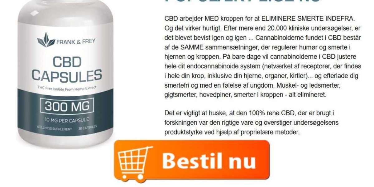 Danmark Frank & Frey CBD Kapsler Reviews: Naturlig Lindring, Der Virker