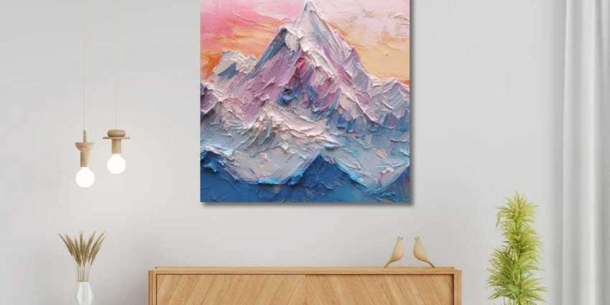 Experience the grandeur of nature through beautiful forest and mountain paintings of the landscape.