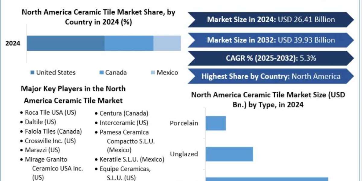North America Ceramic Tiles Market Forecast 2025–2032: Growth and Opportunity Analysis