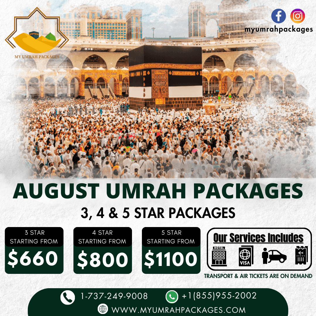 Affordable August Umrah Packages 2025 | Book Now! |