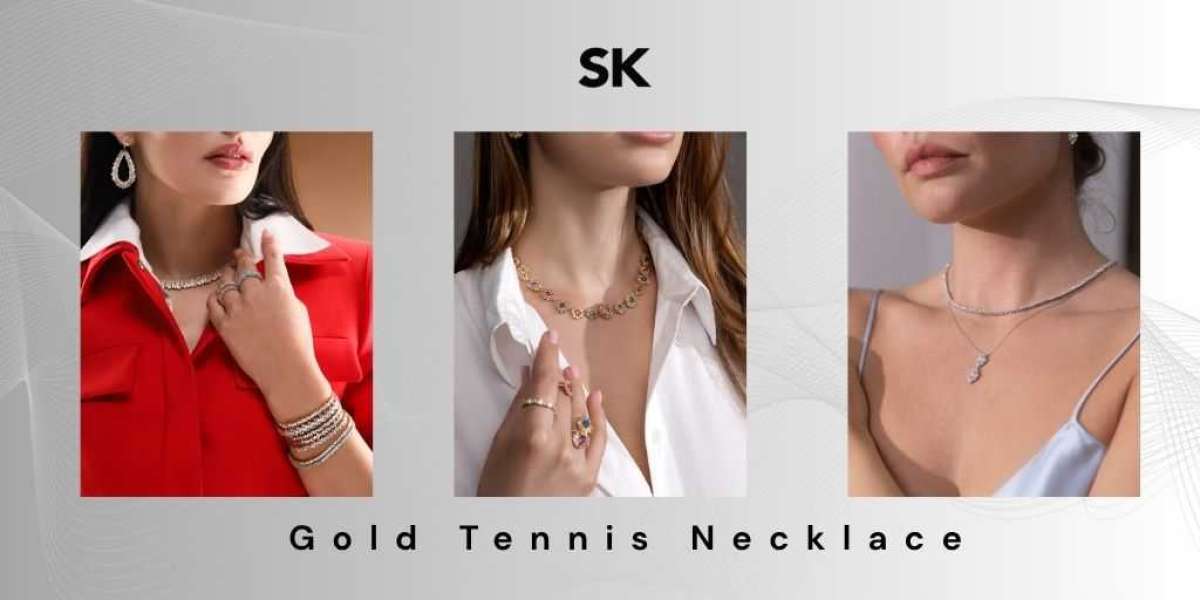 How a Gold Tennis Necklace Completes a Refined Church Look