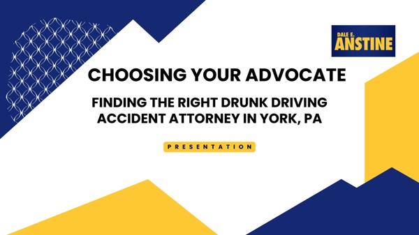 Expert Drunk Driving Injury Lawyers in York, PA: Your Rights Following an Accident