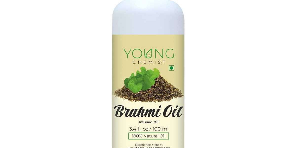 Brahmi Infused Hair Oil for Hair Growth, Scalp Care & Mental Wellness