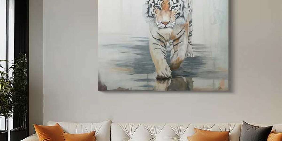 Unleash the Wild: Tiger paintings that scream with Style and Power.