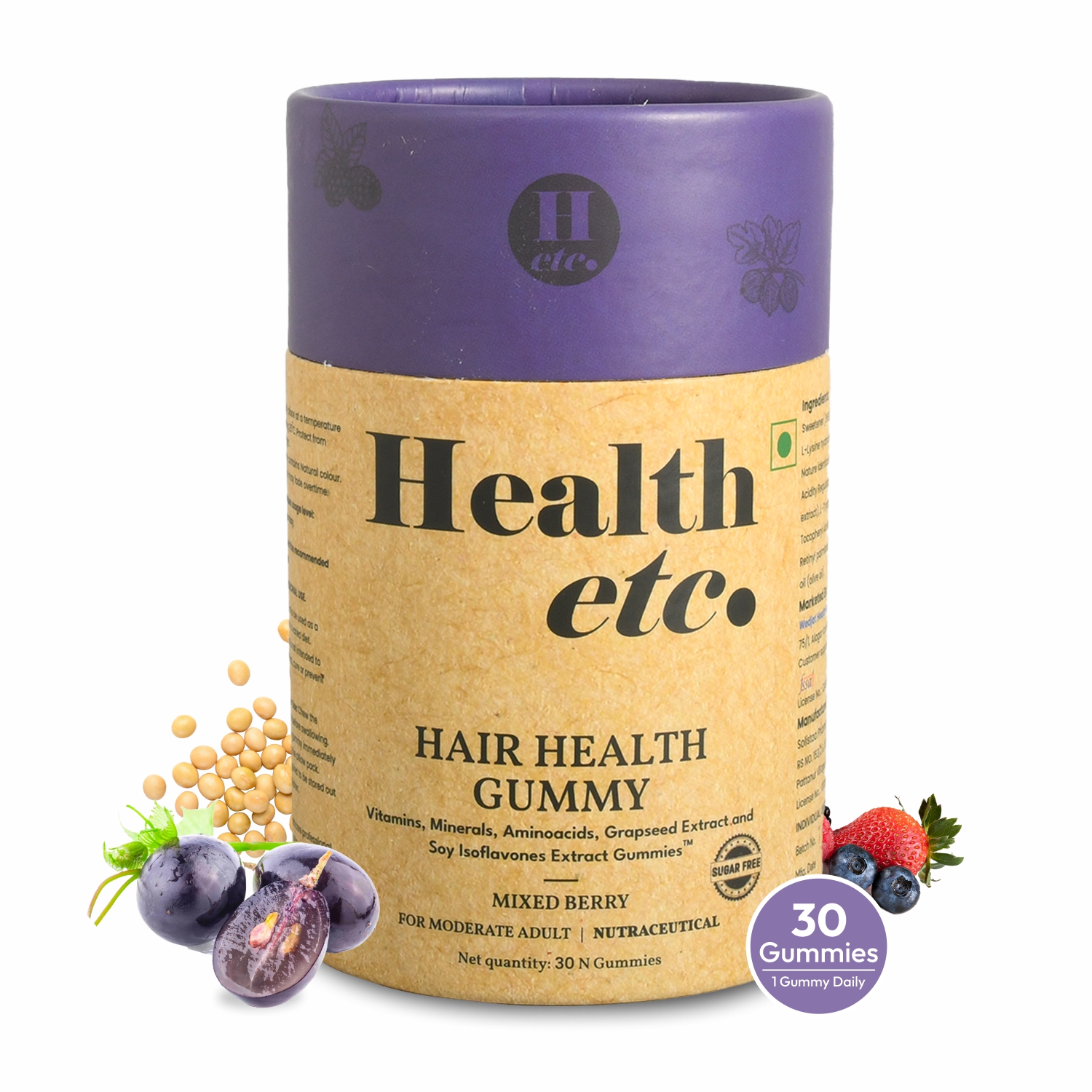 Hair Health Gummy with Biotin - Healthetc