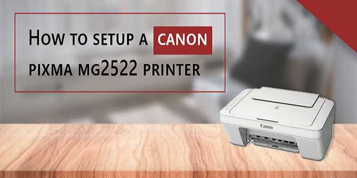 How to setup a canon pixma mg2522 printer?
