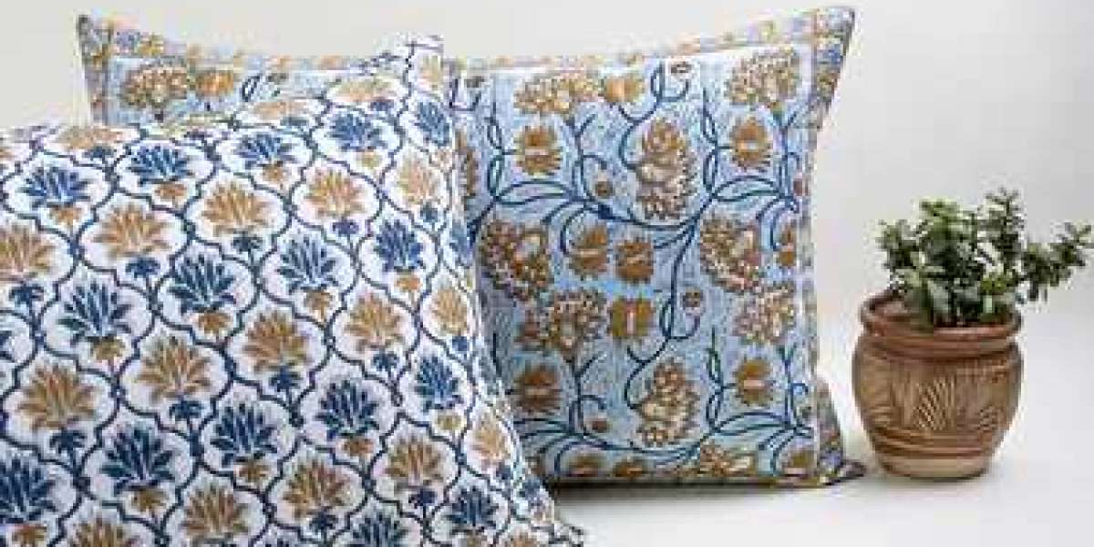 Block Printed Pillowcase