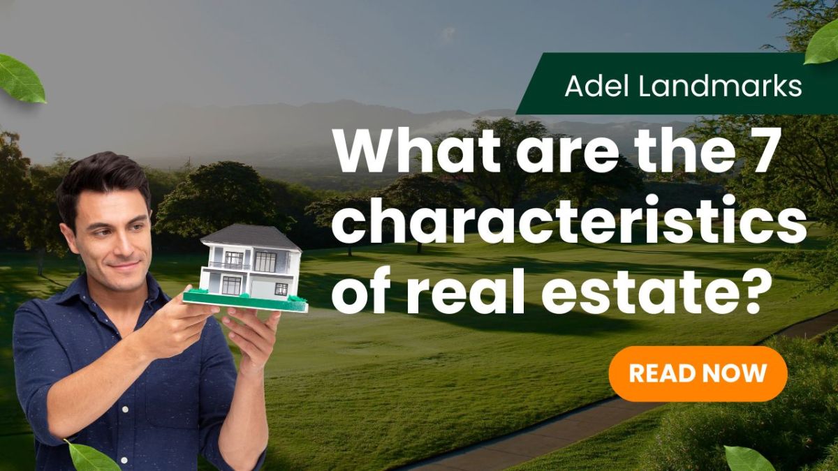 What are the 7 characteristics of real estate? | Adel Landmarks – Adel Landmarks Private Limited