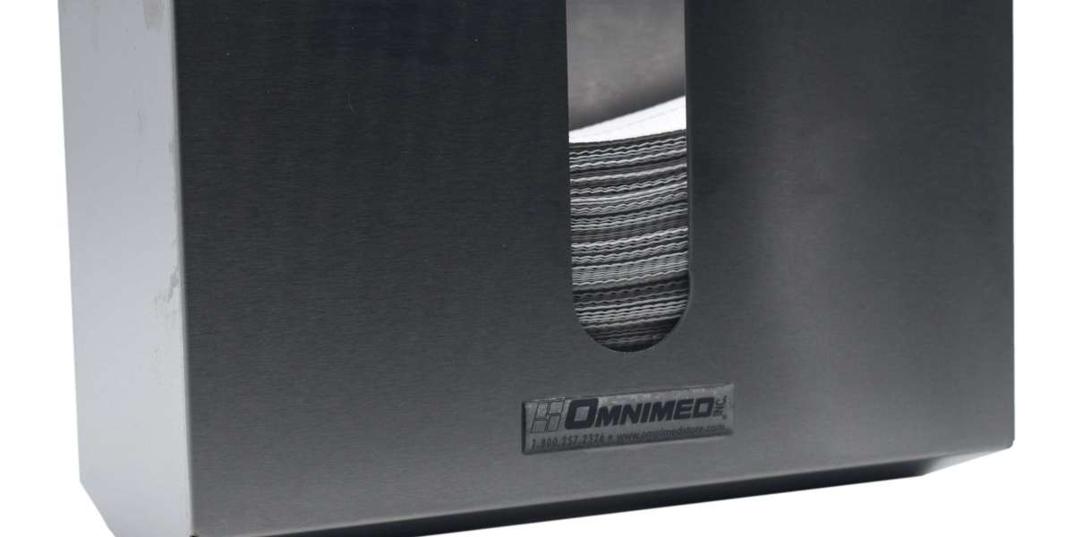 Stainless Steel Paper Towel Dispenser Wall Mount by Omnimed Inc