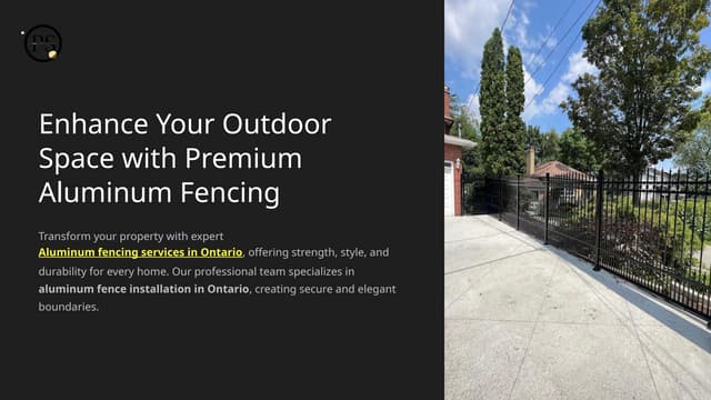 Enhance Your Outdoor Space with Premium Aluminum Fencing.pptx