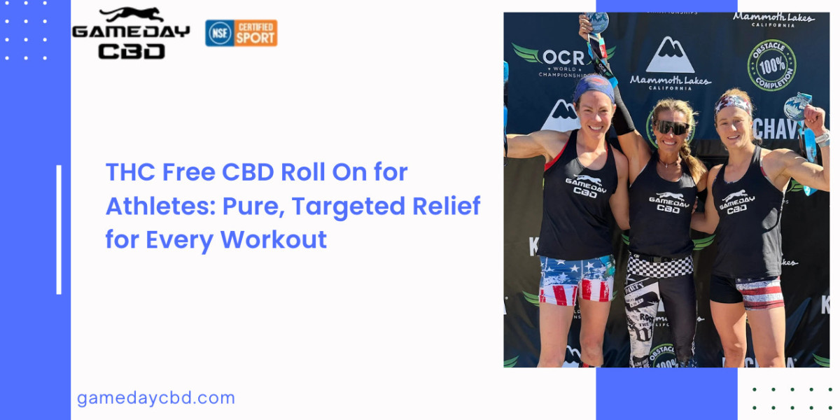 THC Free CBD Roll On for Athletes: Pure, Targeted Relief for Every Workout