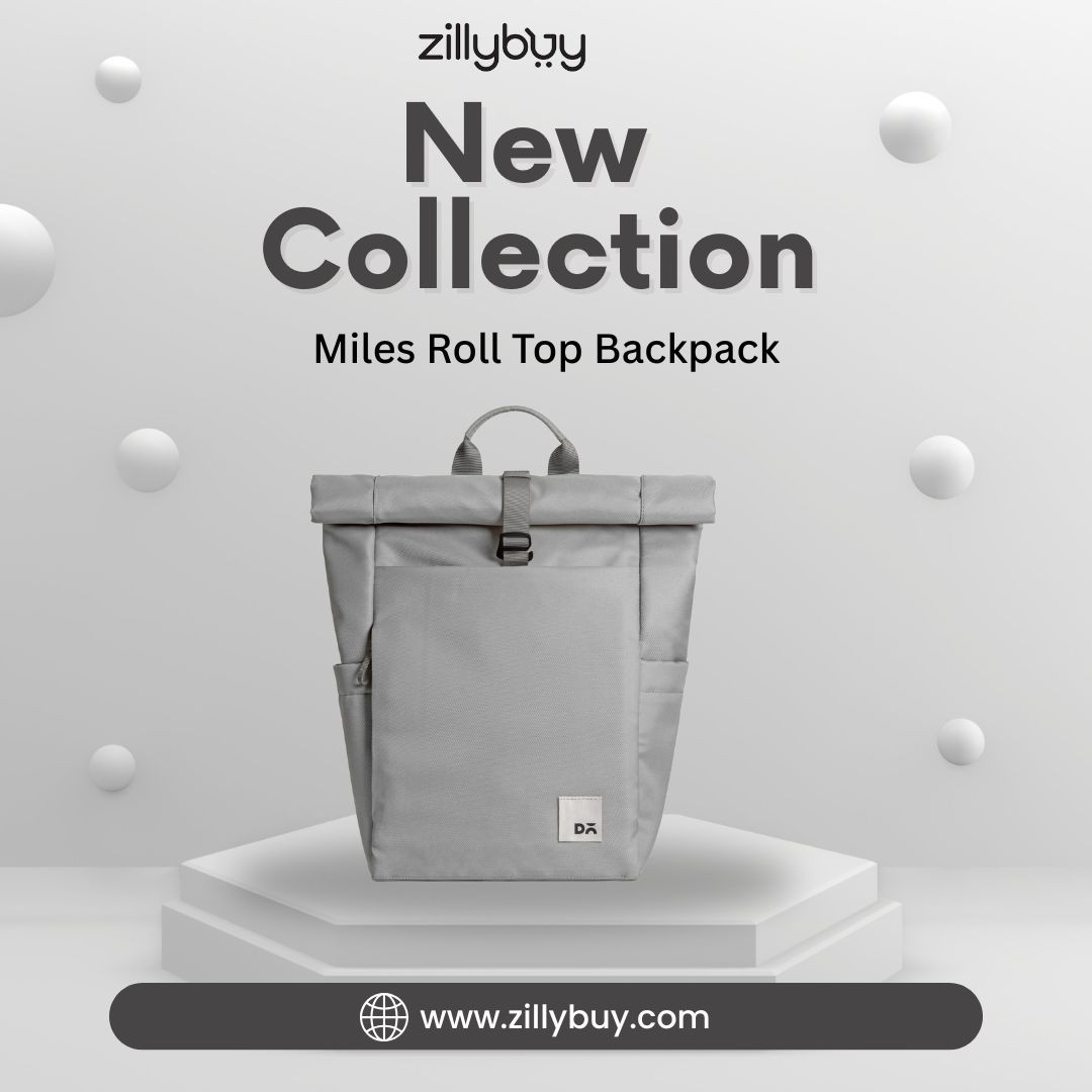 Buy Miles Roll Top Backpack Online at Zillybuy